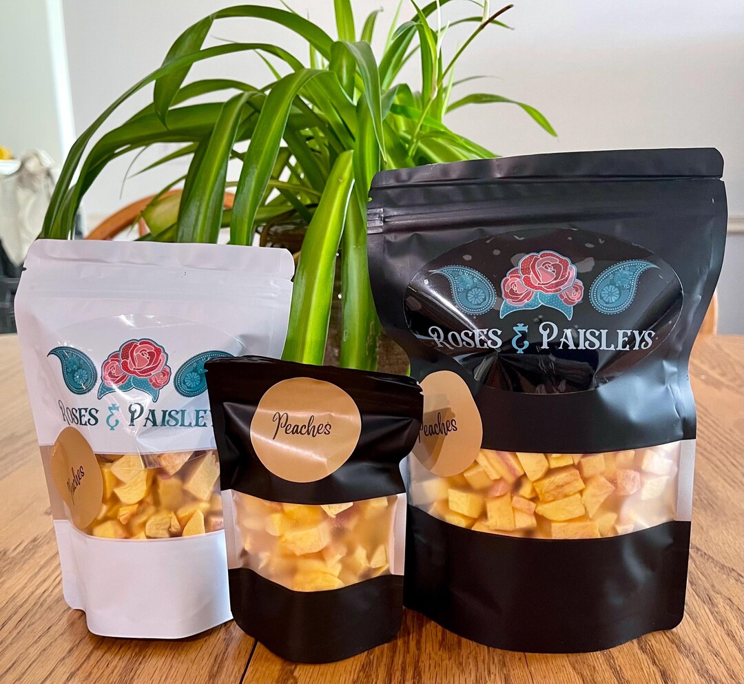 Organic Freeze Dried Peaches - Etsy