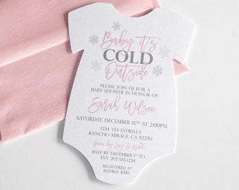 onesie invitation etsy