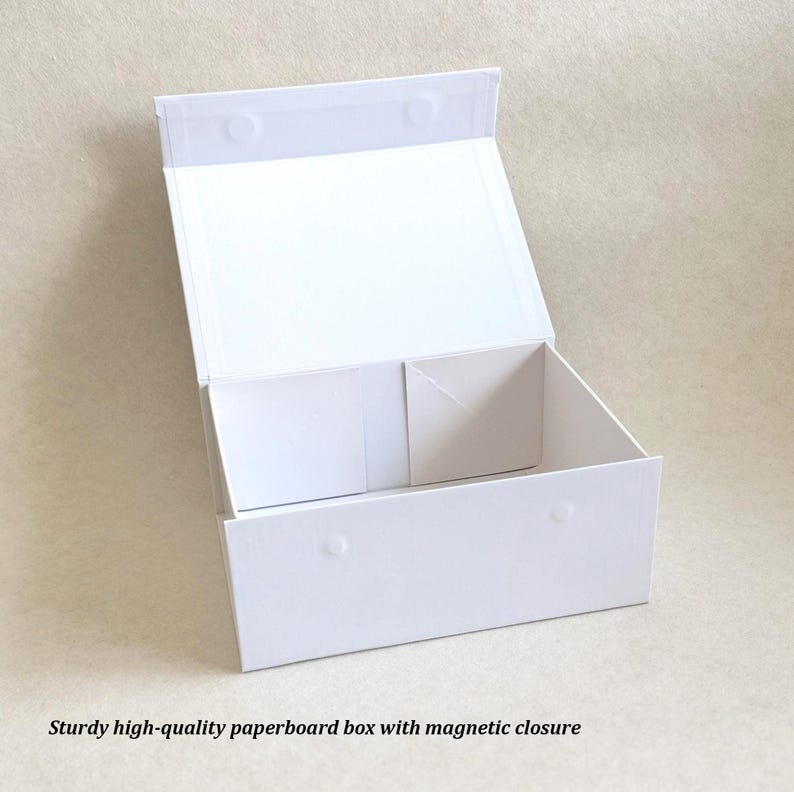Wedding keepsake box bridal detail box custom memory box wedding day photo prop box wedding gift box bridal keepsake storage box minimalist image 7