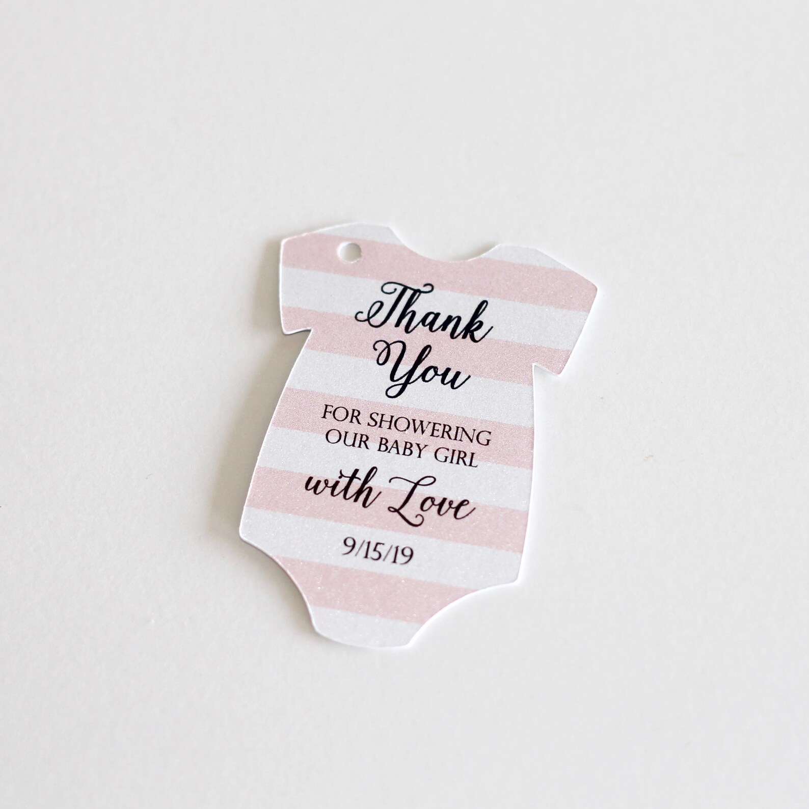 Baby Shower Favor Tag Baby Shower Thank You Tags Onesie Etsy
