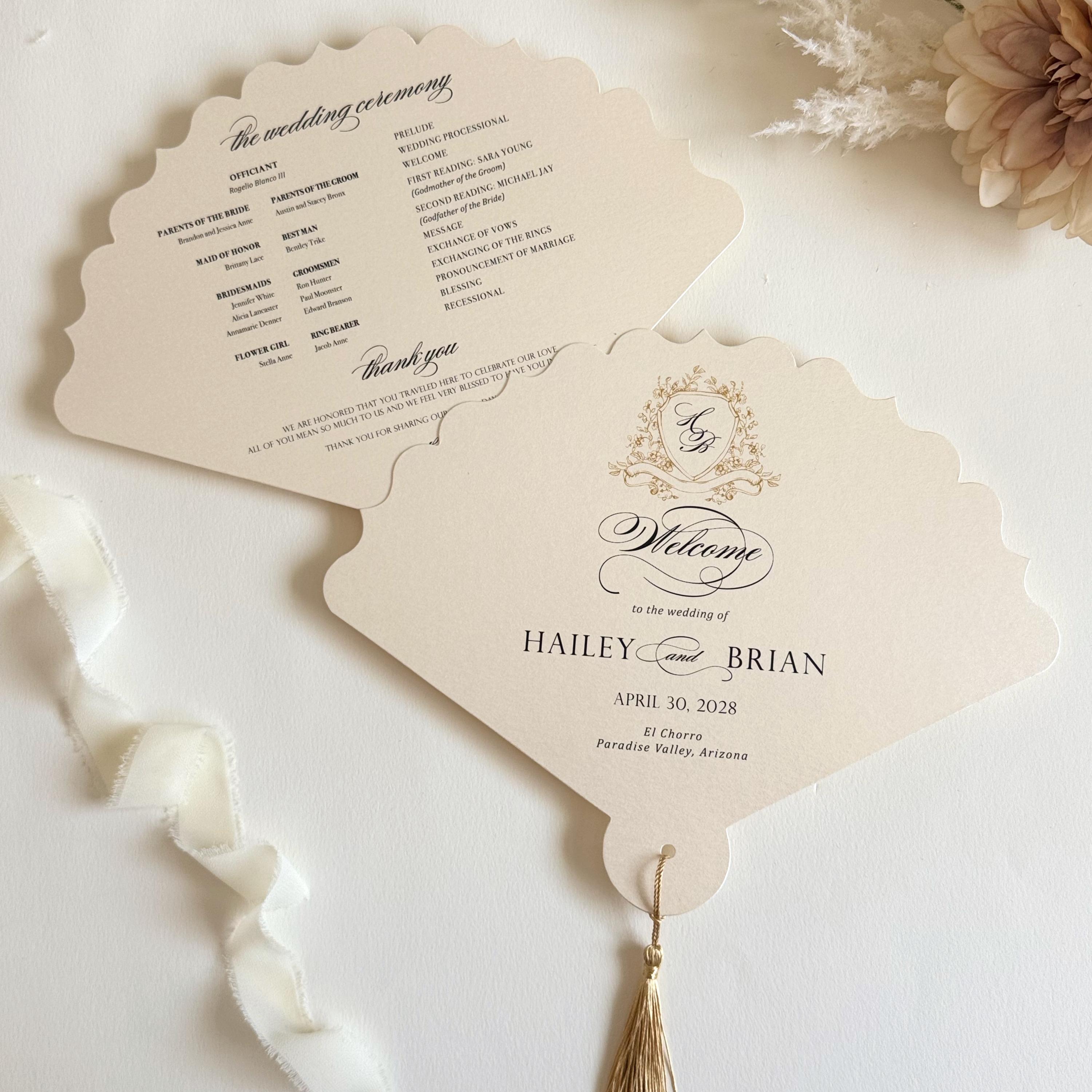 Wedding Order of Service Print