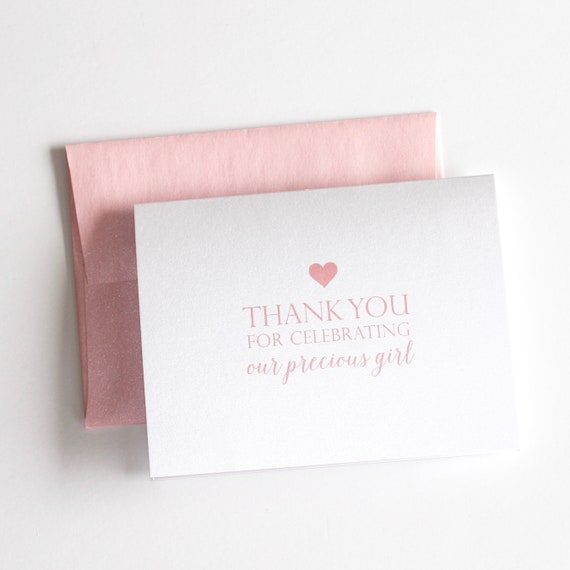 Printable Baby Shower Thank You Card Printable Thank You Pink Girl Baby Bump Thank You Card DARK SKIN Baby Shower Thank You