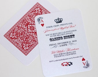 Mens Club Playing Cards Casino Cufflinks & Gift Box By Onyx Art Poker 