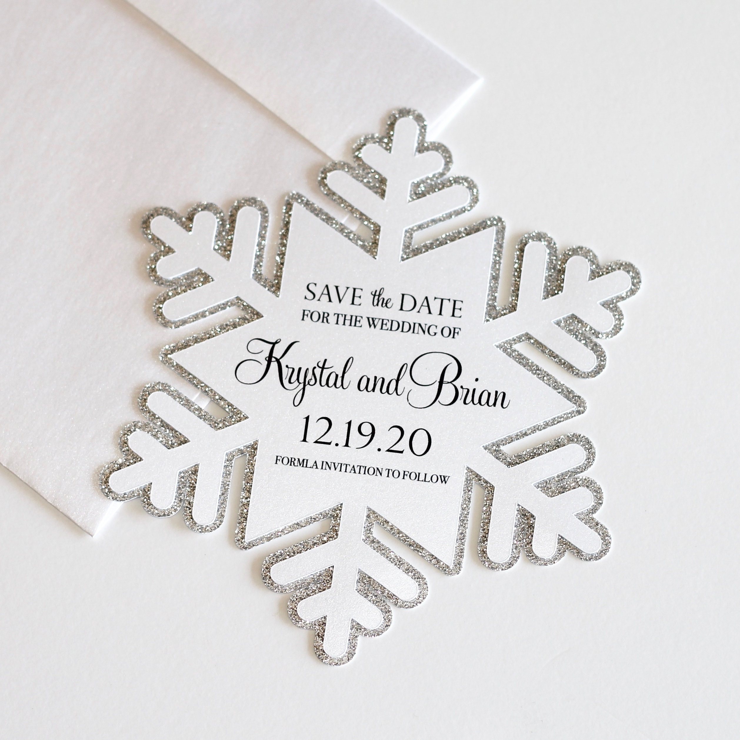and Thank You Digital File Kit Printable lights magical winter ice glitter RSVP Save the Date Winter's Frost Themed Wedding Invitation