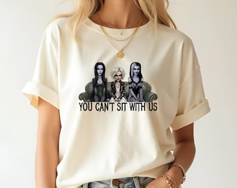 You Can’t Sit With Us Png, Scary Halloween Png, Horror Friends Png, Horror Movies Png, Spooky Season png, Halloween Killer Friends Png, Boo