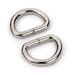 10pcs - 5/8" Metal D Rings Dee Rings Non Welded NICKEL - Free Shipping (D-RING DRG-150)