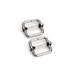 10pcs - 5/8" Adjustable Slide Buckle - Nickel - Free Shipping (SLIDE BUCKLE SBK-108)