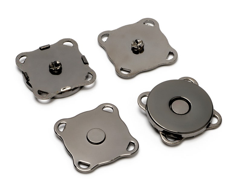 18mm Sewnon Purse Snaps Closures Black Nickel Etsy