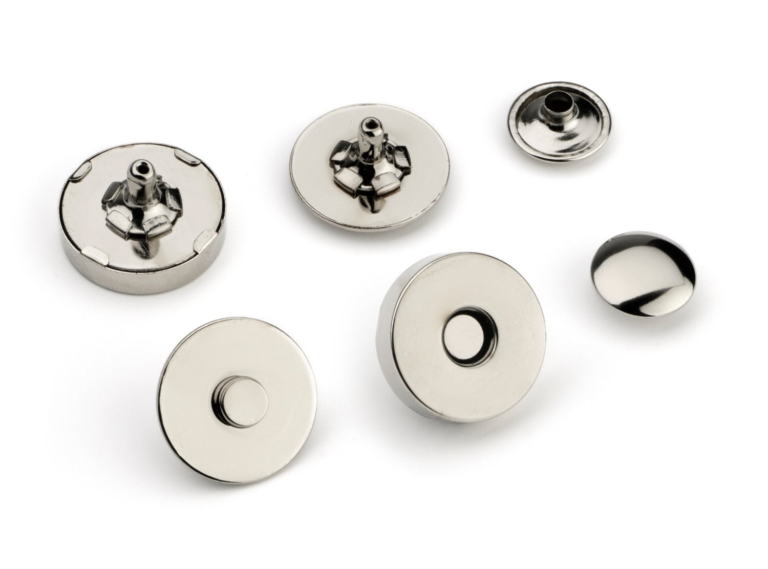 14mm and 18 mm Double Capped Magnet Snap Buttons – Hobby Trendy