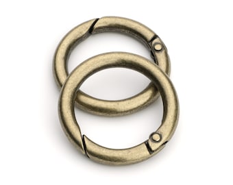 1 1/4" Gate-Ring - Antique Brass - Free Shipping (GATE RING GRG-120)