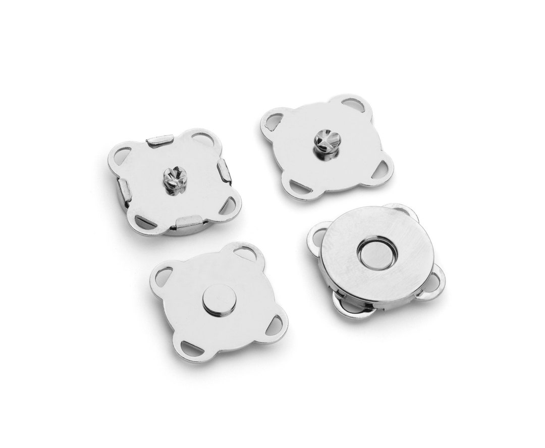 14mm Sewnon Purse Snaps Closures Nickel SNAP MAG142 Etsy