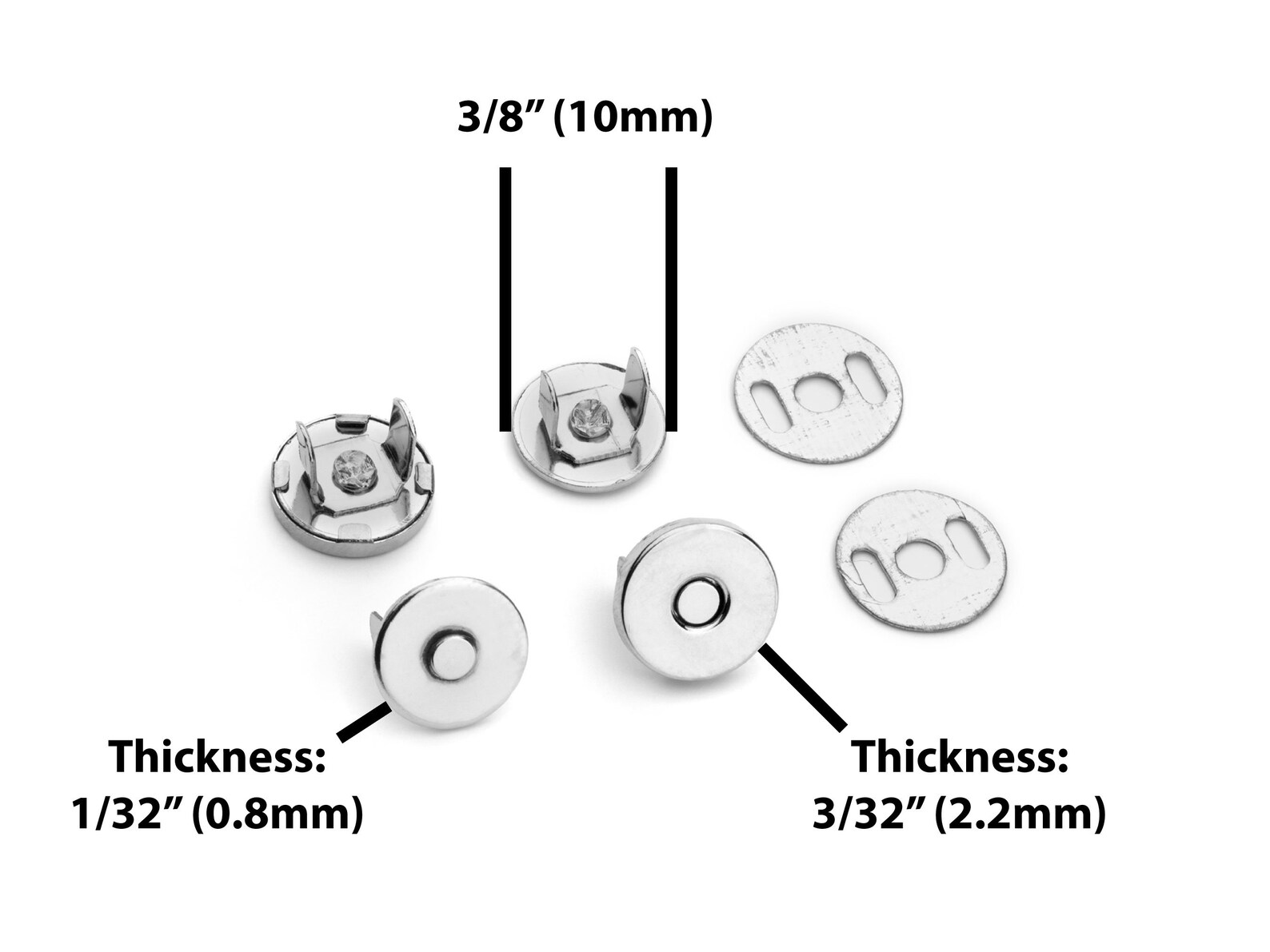 10mm Purse Snaps Closures Gold SNAP Etsy