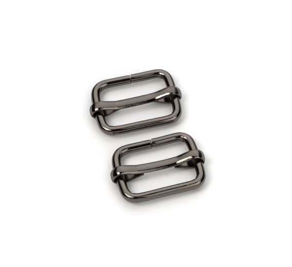 3 4 Adjustable Slide Buckle Black Nickel SLIDE BUCKLE SBK 115 Etsy