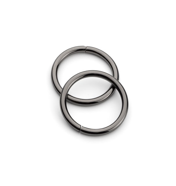 1 Metal O Rings Non Welded - Black Nickel - (O-RING ORG-114)