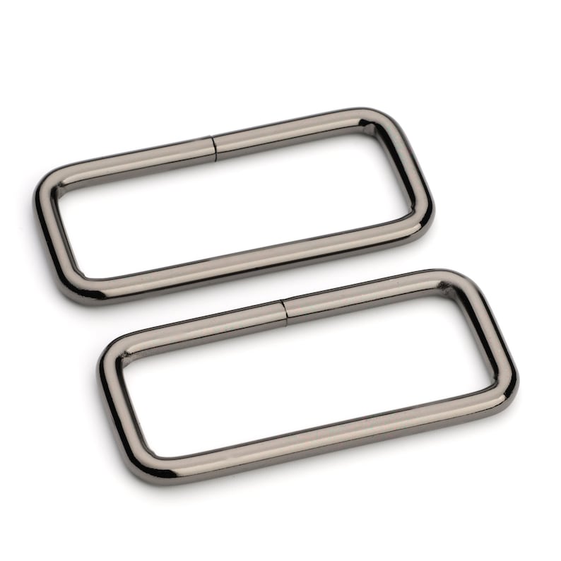 2 Metal Square Ring SQUARE RING SRG-135 Black Nickel