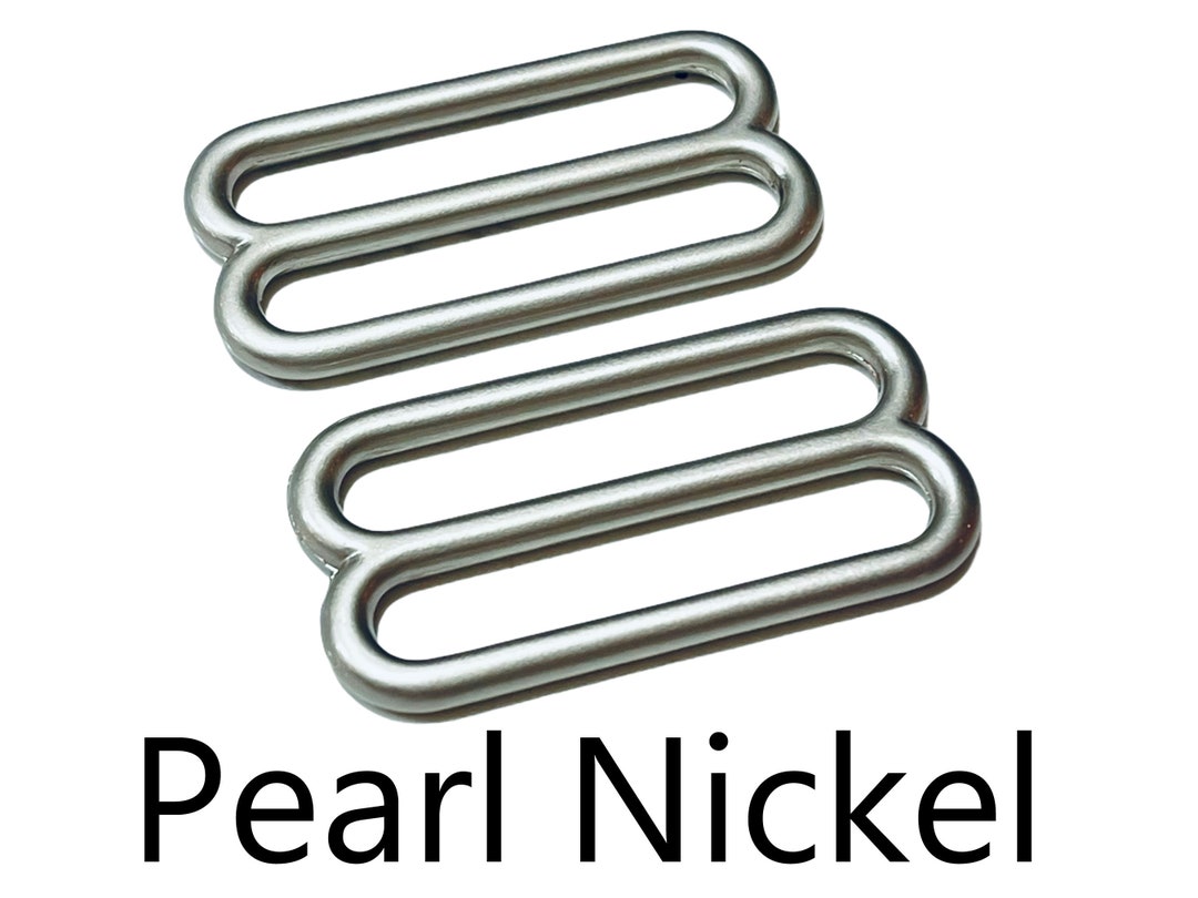 1 1/2 Metal Diecast Zinc Slides pearl Nickel Matte Finish zinc Slide