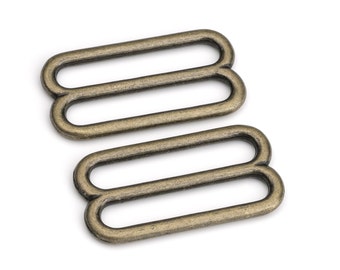 1 1/4" Metal Diecast Zinc Slides Antique Brass - (ZINC SLIDE ZSD-120)