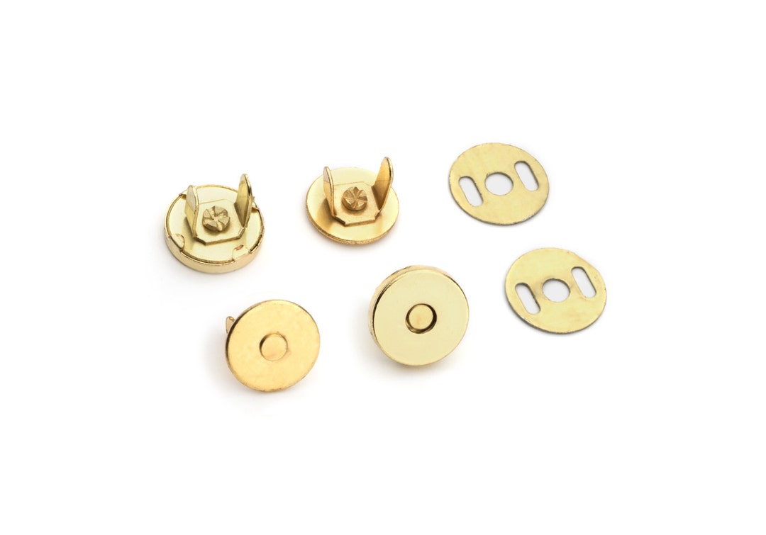 10mm Magnetic Purse Snaps Closures Gold MAGNET SNAP MAG-102 - Etsy