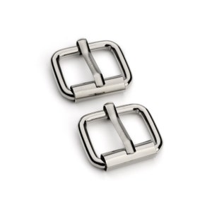5/8&quot; Roller Pin Belt Buckles - Nickel - (ROLLER BUCKLE RBK-104)