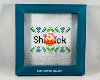 Mature Humor Sh-td-ck Snarky Subversive Cross Stitch Mature Language Funny Cross Stitch Home Decor Wall Art