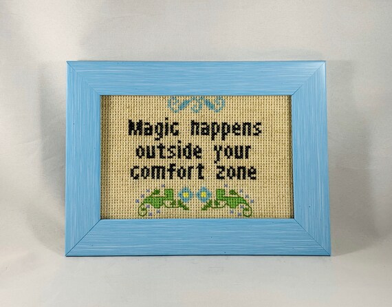 Magic Happens Outside Your Comfort Zone Girls Etsy