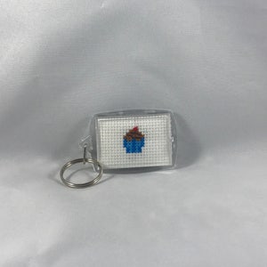 Eat Me Cross Stitch Keychain image 5