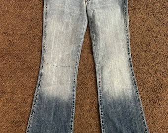 7 for all mankind zippers boot cut jeans