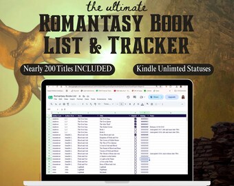 Digital Reading Journal & Romantasy Book List
