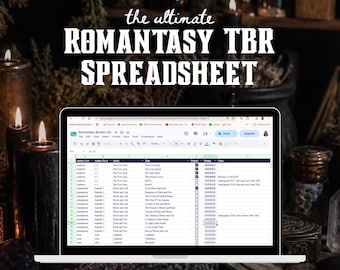 Digital TBR Spreadsheet & Romantasy Book List