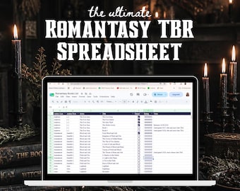 Digital TBR Spreadsheet & Romantasy Book List