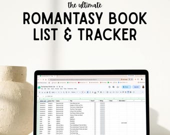 TBR Spreadsheet & Romantasy Book List | DIGITAL DOWNLOAD