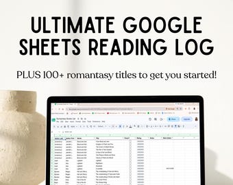 Romantasy Reading Tracker | Fantasy Romance TBR List (Google Sheets)