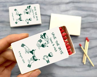 Custom Wedding Matchboxes, Personalized Matchboxes For Wedding, Wedding Matchboxes Souvenirs, Engagement Party Matchbook Arts, Wedding Gift