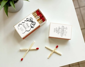 Custom Wedding Matches SET OF 50 - Affordable Wedding Matches - Wedding Favors - Shower Favors - Custom Party Favors - Wedding Favor Ideas