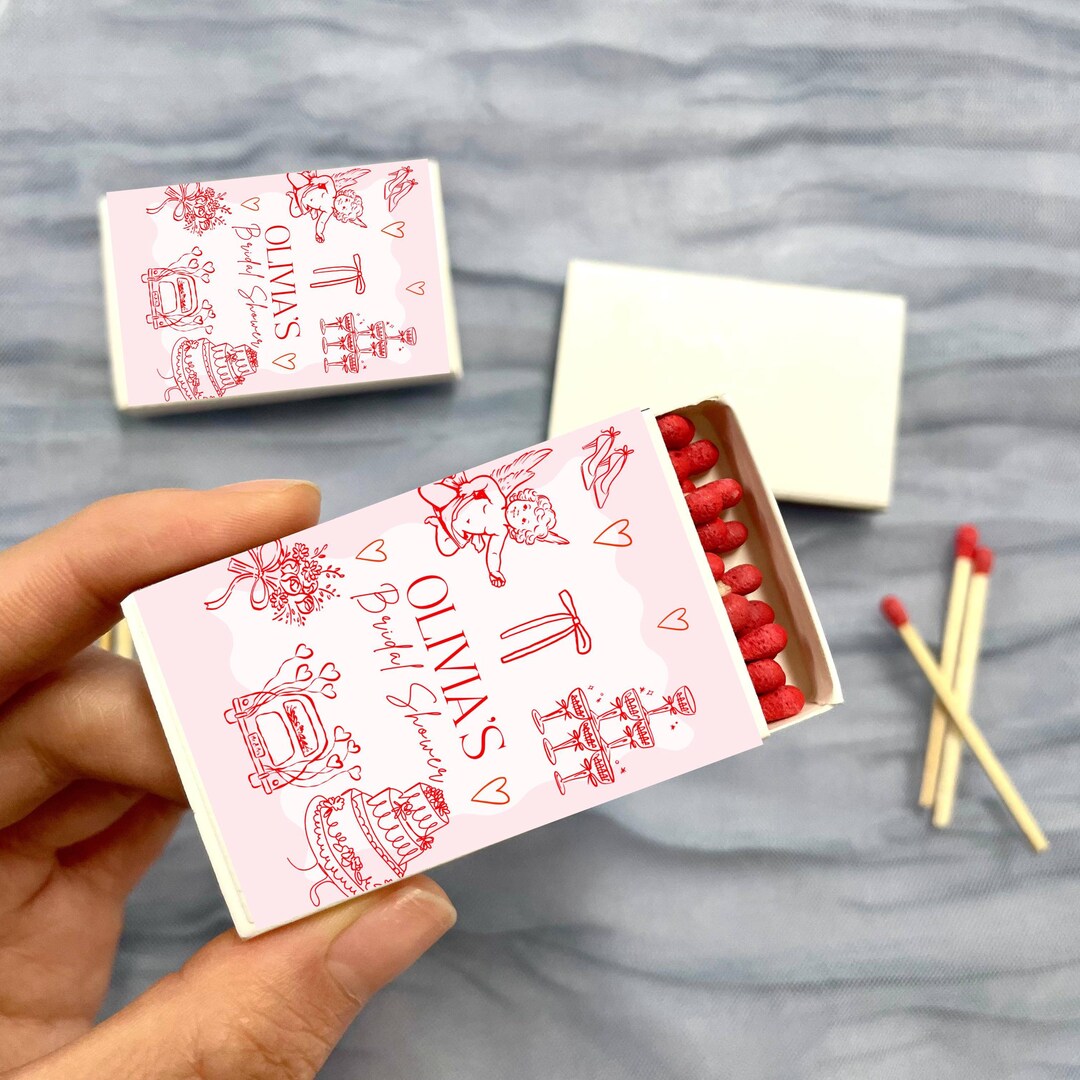 Matchs Box Mat Custom Match Boxes, Bachelorette Party Favors, Wedding Matches ...