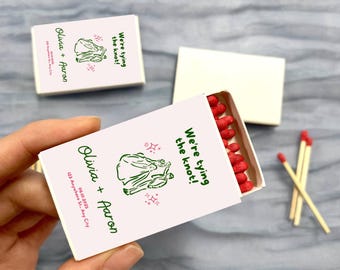 Custom Match Boxes for Wedding, Matchbox Favor, Wedding Matchboxes Souvenirs, Wedding Decor, Personalized Matchbox, Bridal Shower Favors
