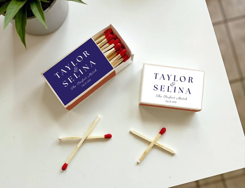 Custom Wedding Matches SET OF 50, Affordable Wedding Matches - Wedding ...