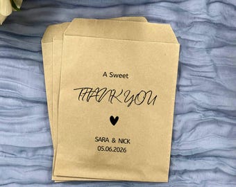 25 bolsas de agradecimiento para regalos de boda, bolsas de donas, bolsas de galletas, bolsas de amor dulce, bolsas de despedida de soltera