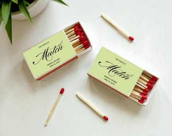 Custom Wedding Matches SET OF 50 - Affordable Wedding Matches - Wedding Favors - Shower Favors - Custom Party Favors - Wedding Favor Ideas