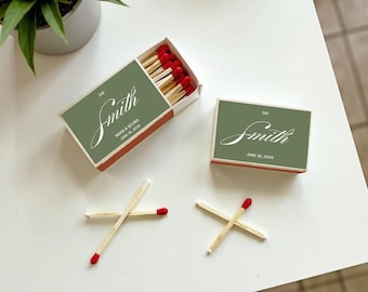 Custom Wedding Matches SET OF 50 - Affordable Wedding Matches - Wedding Favors - Shower Favors - Custom Party Favors - Wedding Favor Ideas