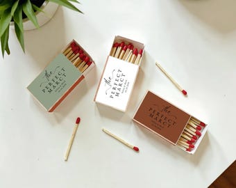 The Perfect Match Custom Matches, Personalized Wedding Matcheboxes, Wedding Favors, Birthday Matches,Custom Party Favors,Wedding Favor Ideas