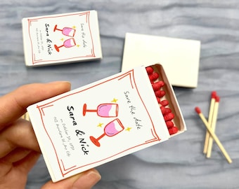 Personalized Matchboxes For Wedding, Custom Wedding Matchboxes, Wedding Matchboxes Souvenirs, Wedding Decor, Personalized Matchbox
