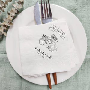Personalized Wedding Cocktail Napkins, Personalized Cocktail Napkins, Custom Wedding Anniversary Cocktail Napkins, Rehearsal Dinner Napkin