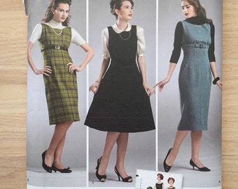 Simplicity 3673 Vintage Repro Women's 1950s Dress Sewing Pattern Size 6-8-10-12-14 New Uncut