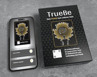 TrueBe 69 cards - Your portal to true being - Key themes - Impulses - Messages - Meditations - Oracle - Deck - Spirituality