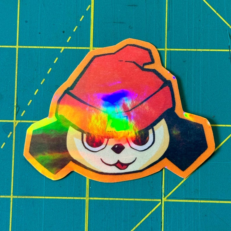 Parappa the Rapper Holographic Sticker - Etsy