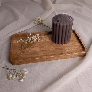 Dekoschale rechteckig | Servierbrett | Eiche | Untersetzer | Tray |  Schmuckschale | 14cm x 25cm | 16cm x 25cm