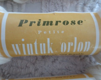 20 - 1 oz. Skeins Primrose Petite Wintuk Orlon Winter White Baby 3-Ply Yarn