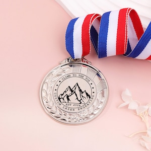 Personalised Medal with Logo,Custom Sport Medal,Personalized Marathon 10k Run Cycle Football Dance Swim Finisher,Stainlesssteel Medal