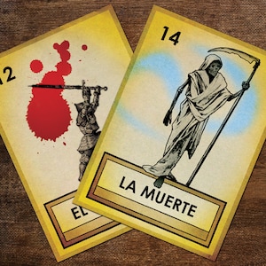 LOTERIA CARDS Part 2 Digitale Collage Sheet 2,5x3,5in Printable Cards - no. 0055